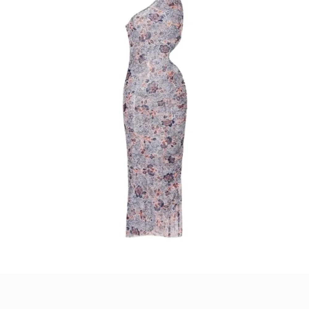 MISA Floral One-Shoulder Dress Retail $350 - Picture 4 of 9